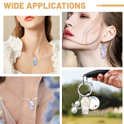 20Pcs Alloy Open Back Bezel Pendants FIND-CA0011-50AB-1