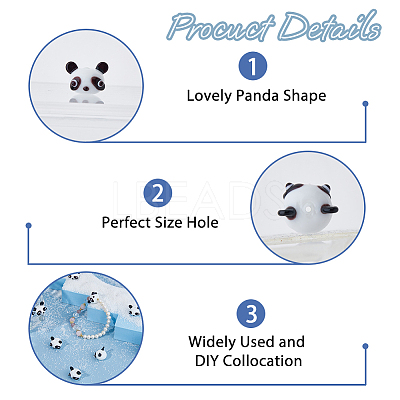 8Pcs Handmade Lampwork Beads LAMP-FI0001-07-1