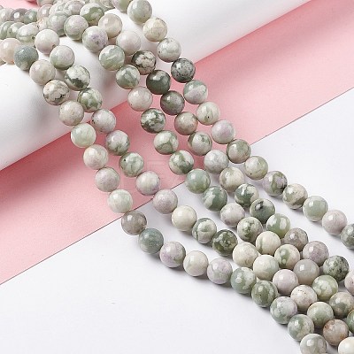 Natural Peace Jade Beads Strands X-G-G905-07-1