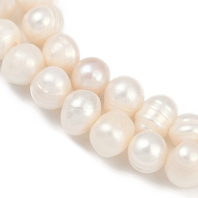 Natural Cultured Freshwater Pearl Beads Strands PEAR-I007-07Y-09A-1