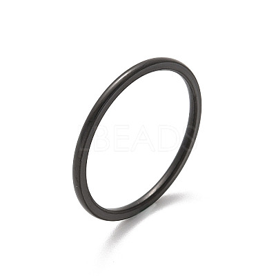 304 Stainless Steel Plain Band Rings STAS-I160-F-EB-1