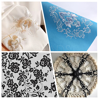 Polyester Embroidery Threads for Cross Stitch SENE-CY0001-07C-02-1