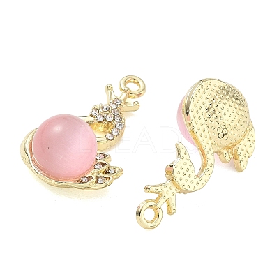 Alloy Rhinestone Pendants FIND-D044-22G-03-1