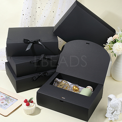 Folding Paper Gift Boxes with Ribbon CON-WH20001-11D-02-1