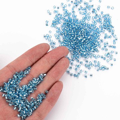 8/0 Glass Bugle Beads SEED-S032-07A-23-1