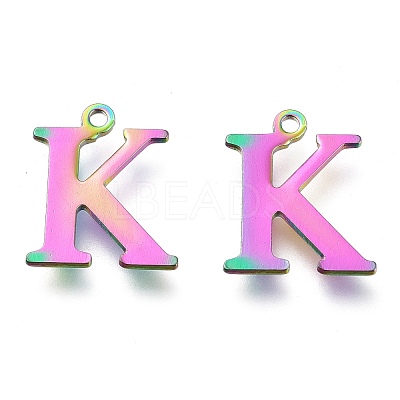 Ion Plating(IP) 304 Stainless Steel Charms STAS-H112-K-M-1