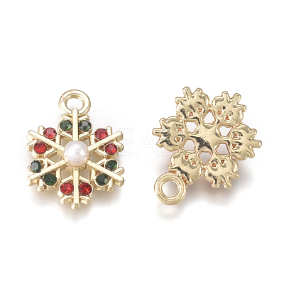 Golden Plated Alloy Charms X-PALLOY-L228-013G-1