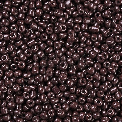 Baking Paint Glass Seed Beads SEED-S001-K18-1