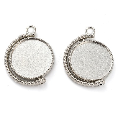 Zinc Alloy Pendant Cabochon Settings FIND-NH0001-13A-P-1