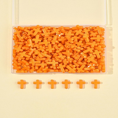 200Pcs Opaque Acrylic Beads SACR-FS0001-39A-1
