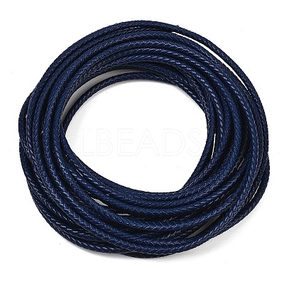Braided Leather Cord with Core WL-F009-5mm-05-1