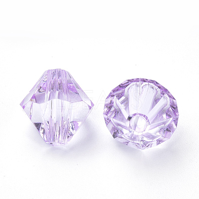 Transparent Acrylic Beads TACR-S146-4mm-18-1