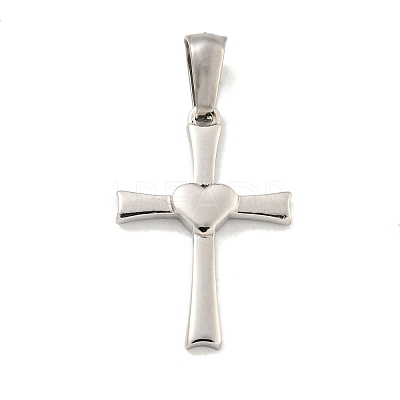 Non-Tarnish 304 Stainless Steel Pendants STAS-C102-14P-1