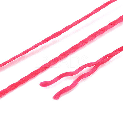 2-Ply Round Waxed Cotton Thread Cords YC-T004-01A-27-1