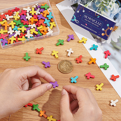 100Pcs Synthetic Magnesite Beads TURQ-SC0001-10-1