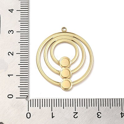 304 Stainless Steel Pendant Cabochon Settings STAS-K263-41G-1