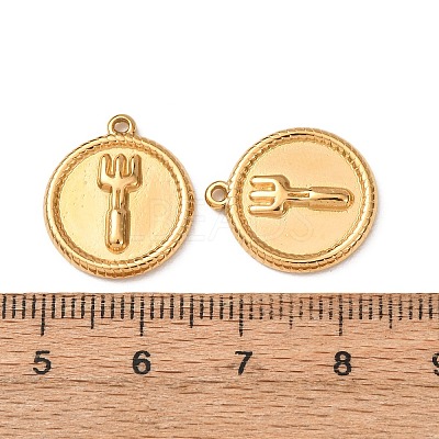 304 Stainless Steel Pendants STAS-K331-01F-G-1