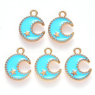 Alloy Enamel Pendants ENAM-S121-063C-1