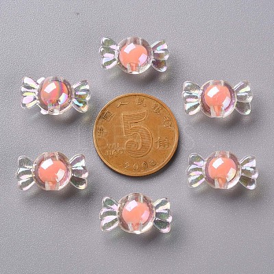 Transparent Acrylic Beads TACR-S152-03B-SS2109-1