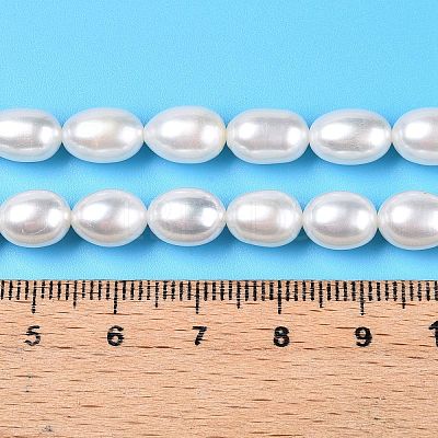 Natural Cultured Freshwater Pearl Beads Strands PEAR-N012-07U-1-1
