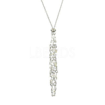 3Pcs 3 Style Brass Macrame Pouch Empty Stone Holder for Pendant Necklaces Making NJEW-AB00027-1