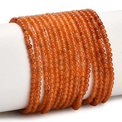 Natural Red Aventurine Beads Strands G-Z116-A24-2mm-1