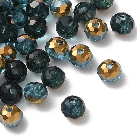 Transparent Electroplate Glass Beads EGLA-I016-03F-1