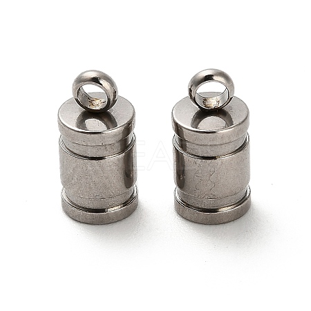 201 Stainless Steel Cord Ends STAS-S167-01D-P-1