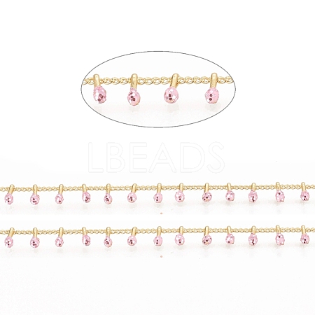 Brass Handmade Beaded Chain CHC-G011-07G-06-1