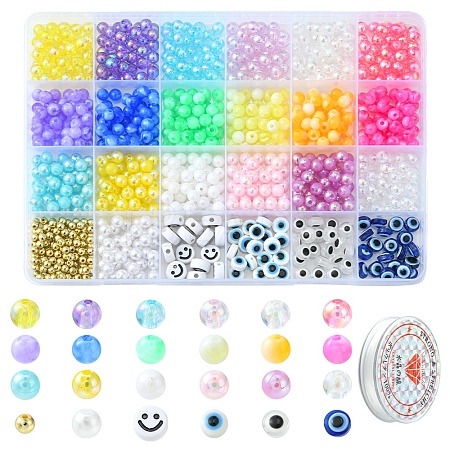 DIY Evil Eye Bracelet Making Kit DIY-FS0003-75-1