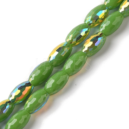 AB Color Plated Electroplate Beads Strands EGLA-H104-03C-1