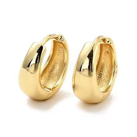 Brass Chunky Hoop Earrings for Women EJEW-G297-20G-1