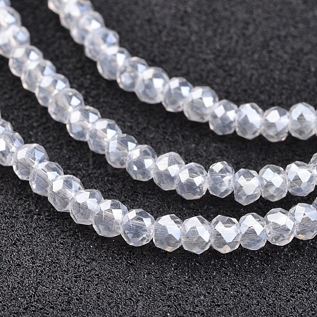 Electroplate Glass Beads Strands EGLA-P018-2mm-AB01-1