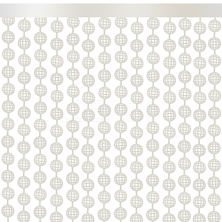 2M Round PET Decorative Ribbon OCOR-WH0086-44-1