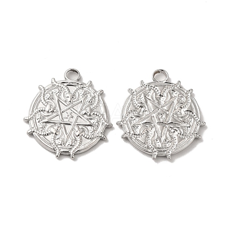 Non-Tarnish 304 Stainless Steel Pendant LS-STAS-H212-25P-1