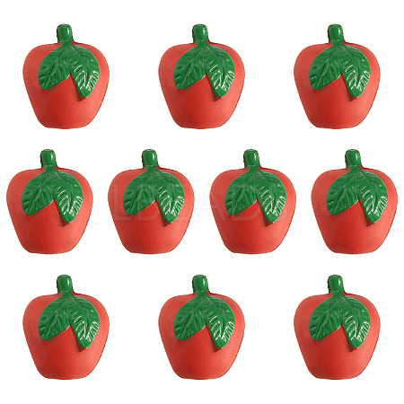 10Pcs Plastic Apple Toy KY-CA0001-55-1
