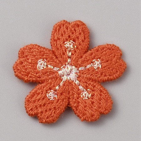 Polyester Embroidery Ornament Accessories DIY-WH0504-129F-1