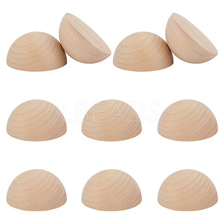 Wood Cabochons WOOD-WH0062-51A-1