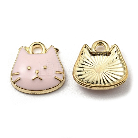Golden Plated Alloy Charms ENAM-L042-01G-02-1