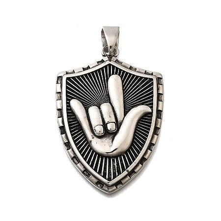 316L Stainless Steel Pendants STAS-S160-03AS-1