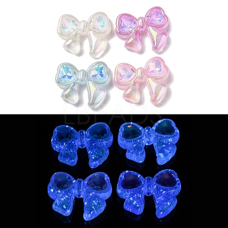 Luminous Transparent Acrylic Beads MACR-F080-07-1