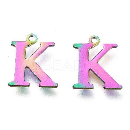 Ion Plating(IP) 304 Stainless Steel Charms STAS-H112-K-M-1