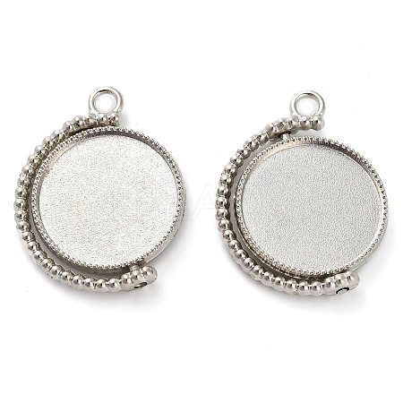 Zinc Alloy Pendant Cabochon Settings FIND-NH0001-13A-P-1