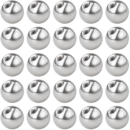 60Pcs Stainless Steel Ear Nuts STAS-BBC0005-14P-1