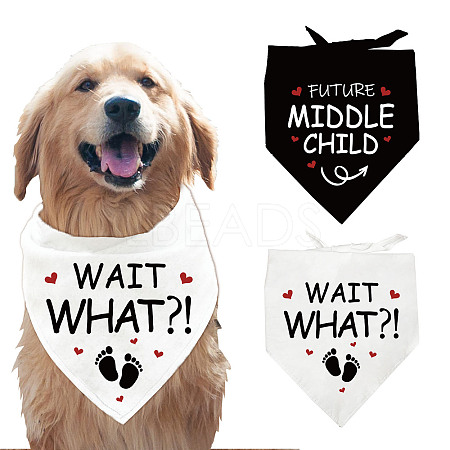 Cotton Dog's Kerchief AJEW-WH0592-001-1