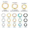  30Pcs 15 Style 316L Surgical Stainless Steel Huggie Hoop Earrings for Girl Women EJEW-TA0001-11-3