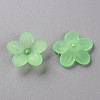 Frosted Acrylic Bead Caps MACR-S371-08A-733-2