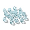 Transparent Imitation Austrian Crystal K9 Glass Beads GLAA-L048-01-1