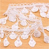 Polyester Tassel Ribbon for Jewelry Making OCOR-WH0076-01-2