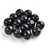 Dyed Natural Wood Beads TB095Y-10-1